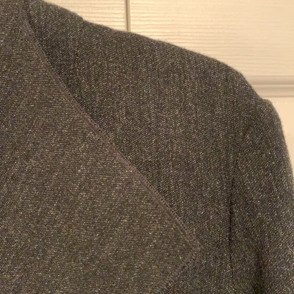 J. Jill Black Heather Blazer Jacket 3/4 Length Sleeves Size 6 Like New - Picture 3 of 14